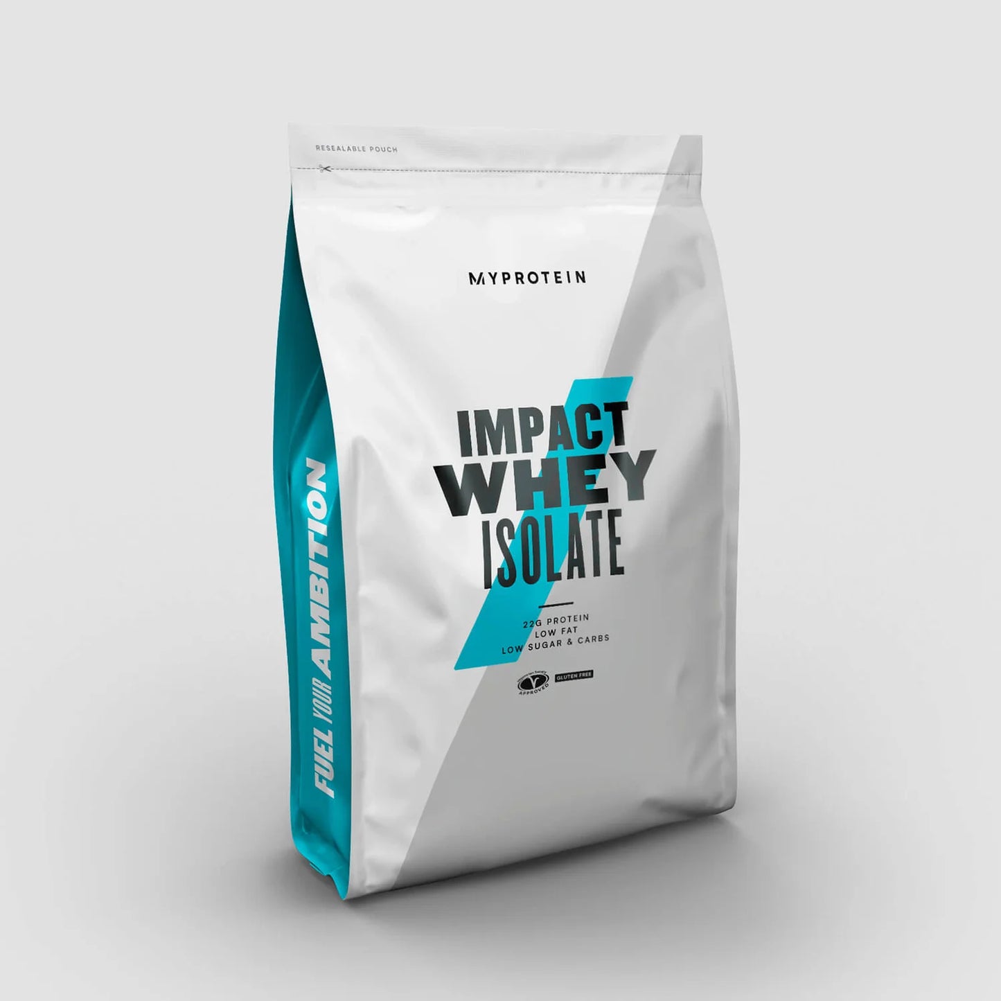 Proteína Myprotein Isolate [5.5b]_Vista Isométrica del empaque_ProteinasMedellin.com